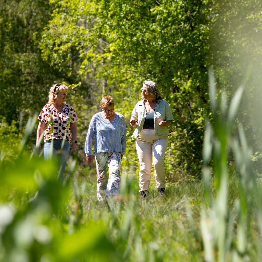 Groepswandeling Deelmassage Praktijk Erika